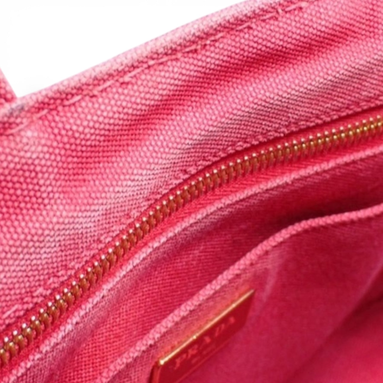 Prada Canapa 2-Way Denim Tote