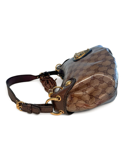 Gucci GG Crystal Heart Shoulder Bag