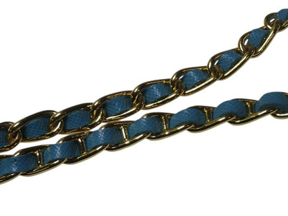 Prada Saffiano Leather Chain Bag – Turquoise