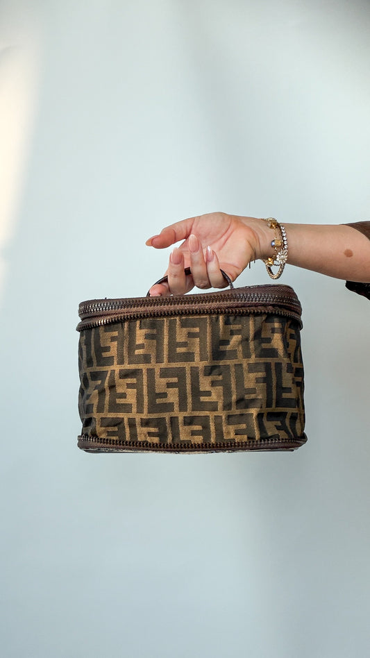 Fendi Zucca Vanity Pouch
