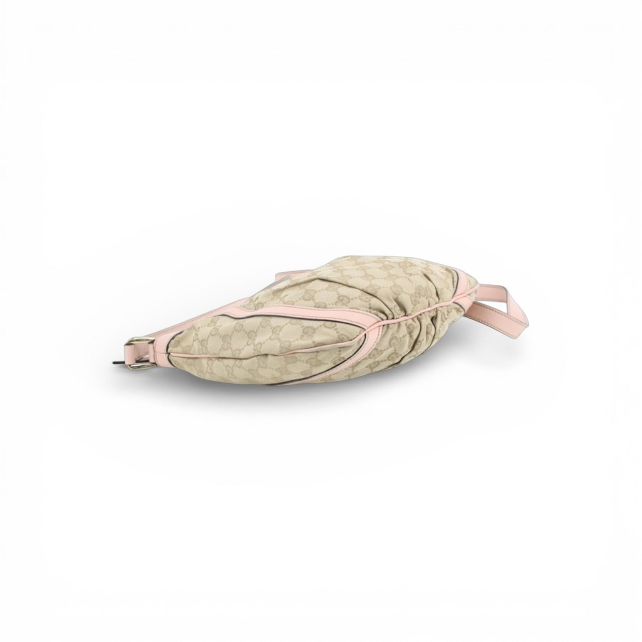 Gucci GG Canvas Crossbody – Pink Trim