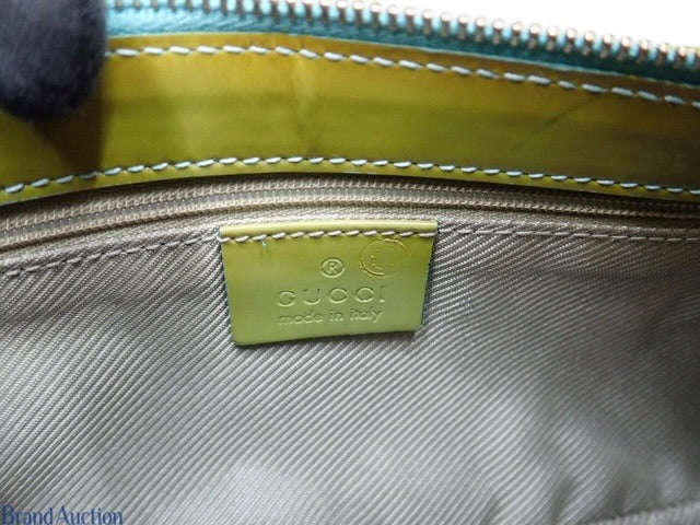 Gucci GG Canvas Mini Shoulder Bag – Blue & Lime