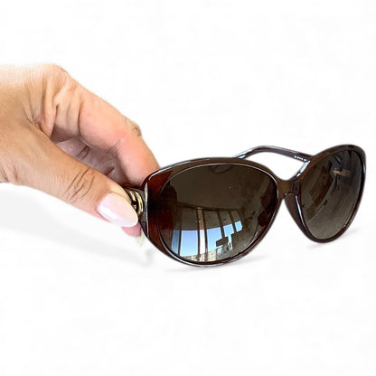 Gucci Oversized Brown Gradient Sunglasses