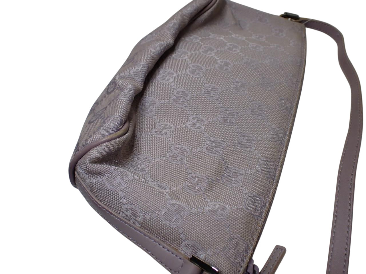 Gucci GG Monogram Shoulder Bag – Lilac