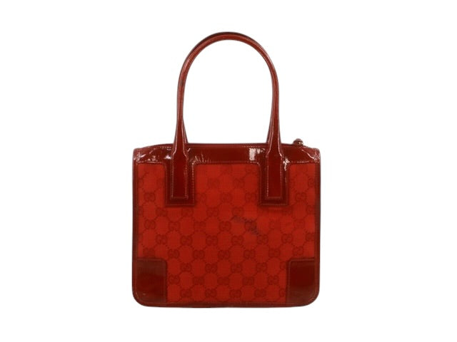 Gucci GG Canvas Mini Tote – Red