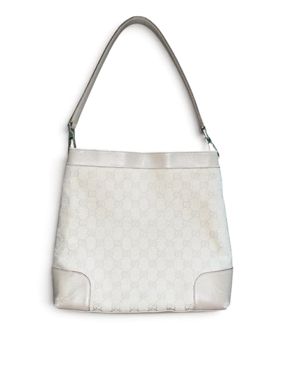 Gucci GG Canvas Shoulder Bag – Beige