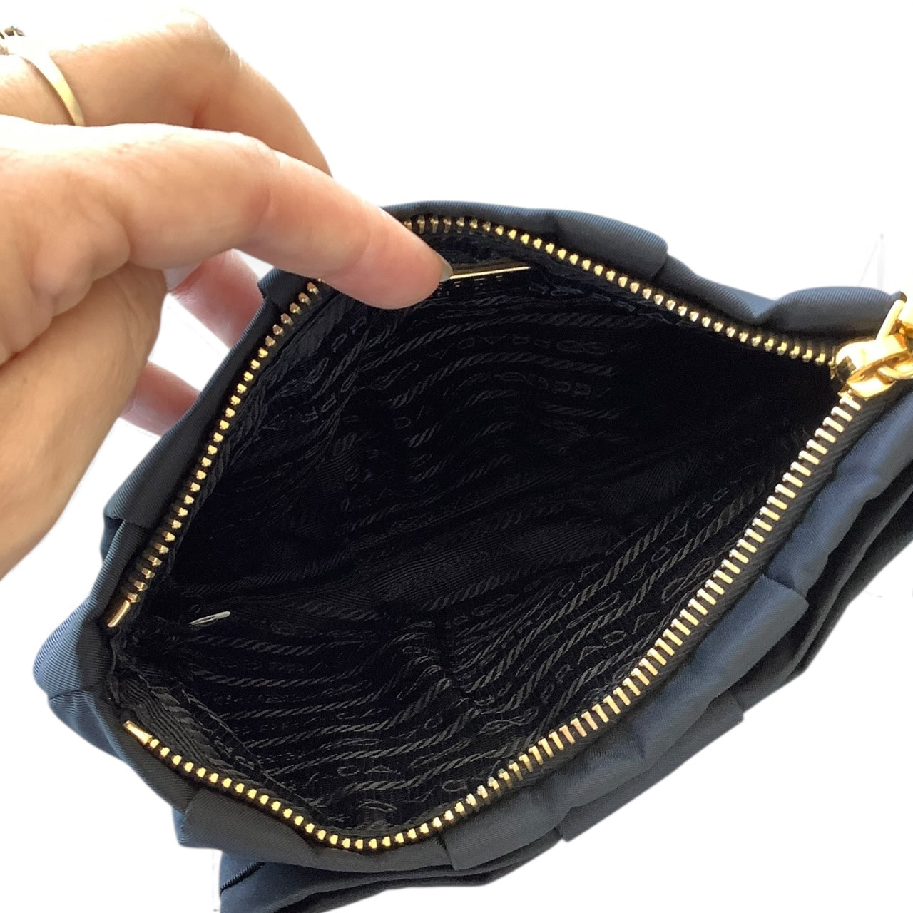 PRADA Black Bow Mini Bag
