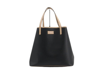 Coach Black Leather Tote Bag