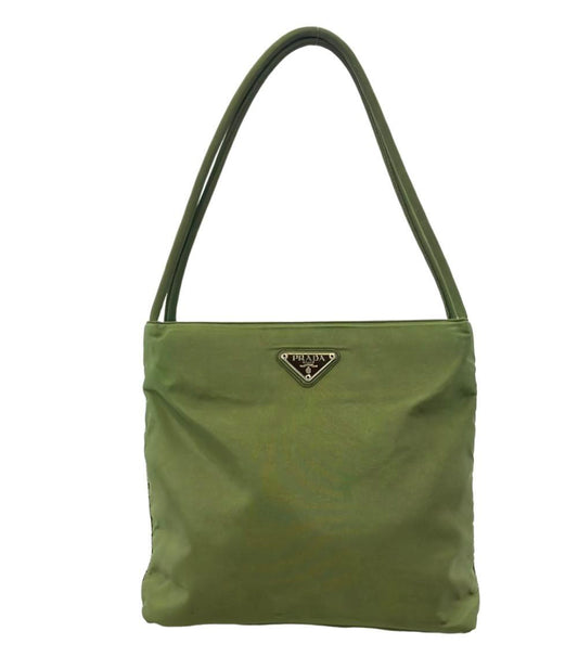 PRADA TESSUTO NYLON TOTE – KHAKI