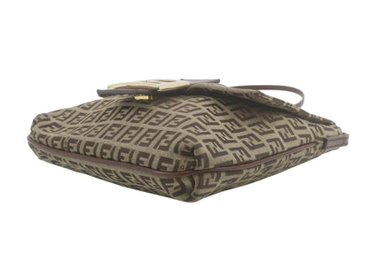 Fendi Zucchino Mama Baguette / Shoulder Bag – Brown Tobacco