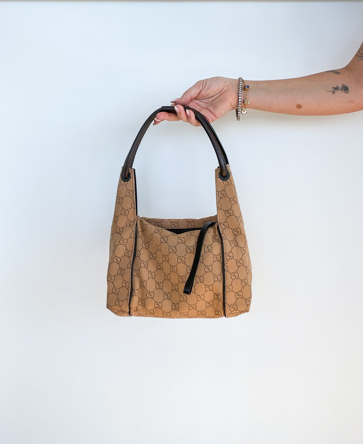Gucci GG Canvas Abbey Shoulder Bag