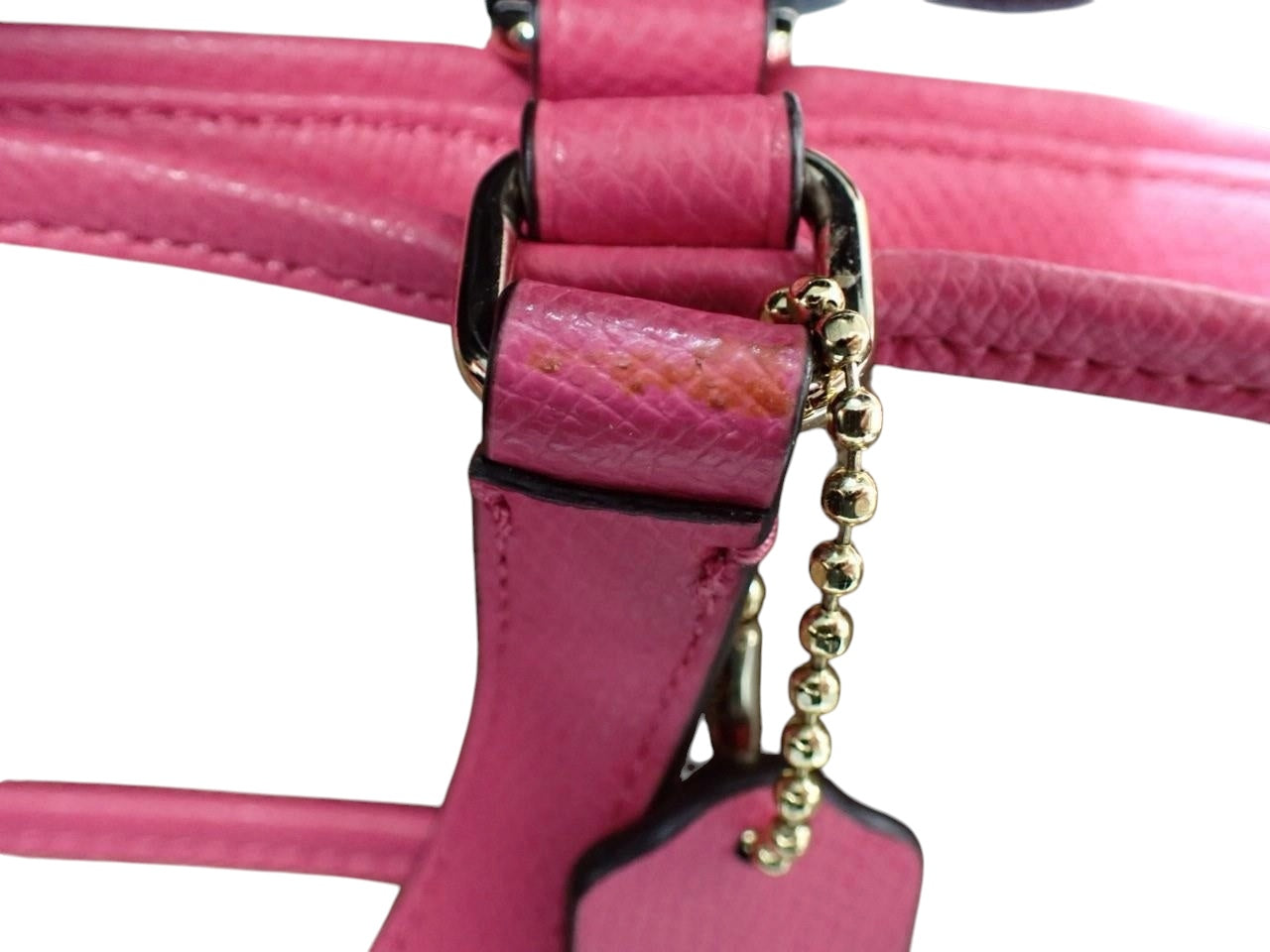 Coach Signature Tote – Pink Trim