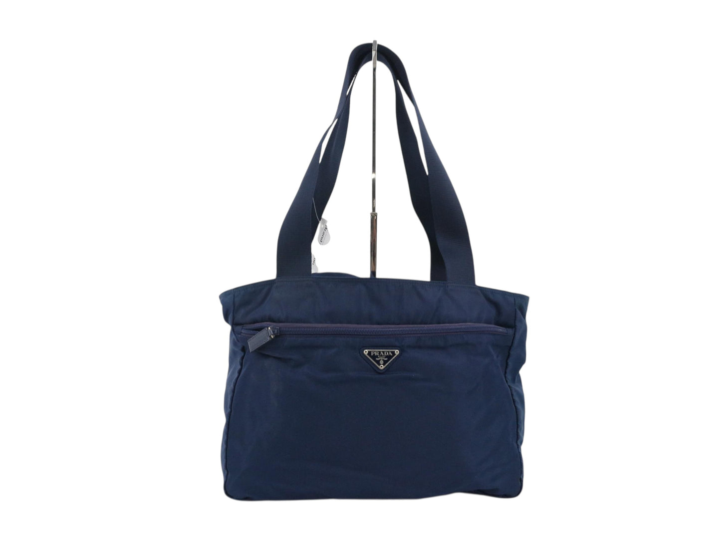 Prada Navy Nylon Tote