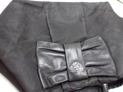 Prada Tessuto Bow Tote Bag