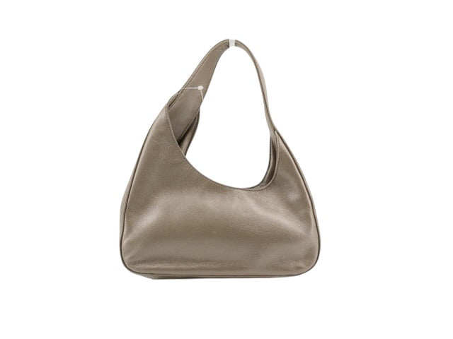 Prada Metallic Leather Hobo Bag – Champagne