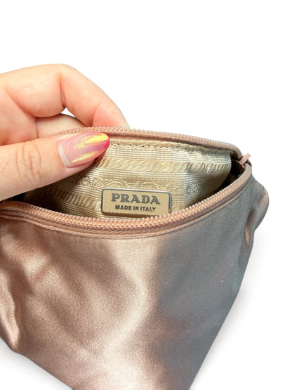 PRADA GOLD SATIN MINI BAG