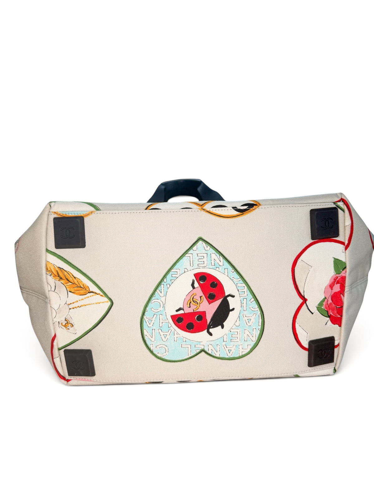 CHANEL Valentine’s Limited Edition Canvas Leather Tote