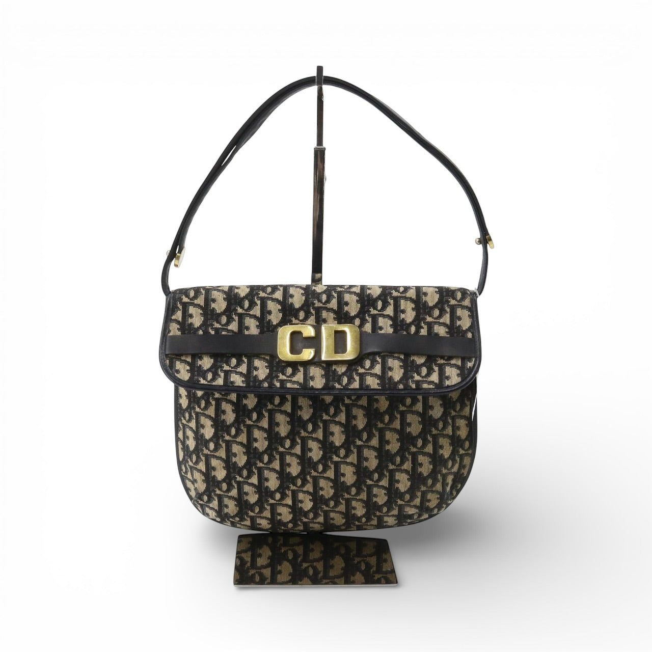 Christian Dior Trotter Canvas Shoulder Bag