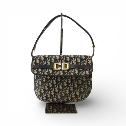 Christian Dior Trotter Canvas Shoulder Bag