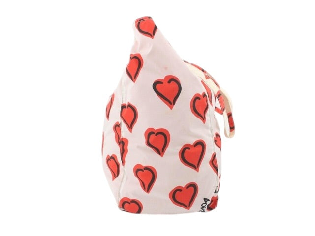 Prada Heart Print Nylon Tote Bag