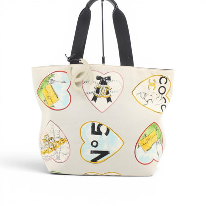 CHANEL Valentine’s Limited Edition Canvas Leather Tote