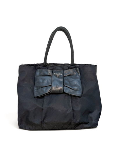 Prada Tessuto Bow Tote Bag