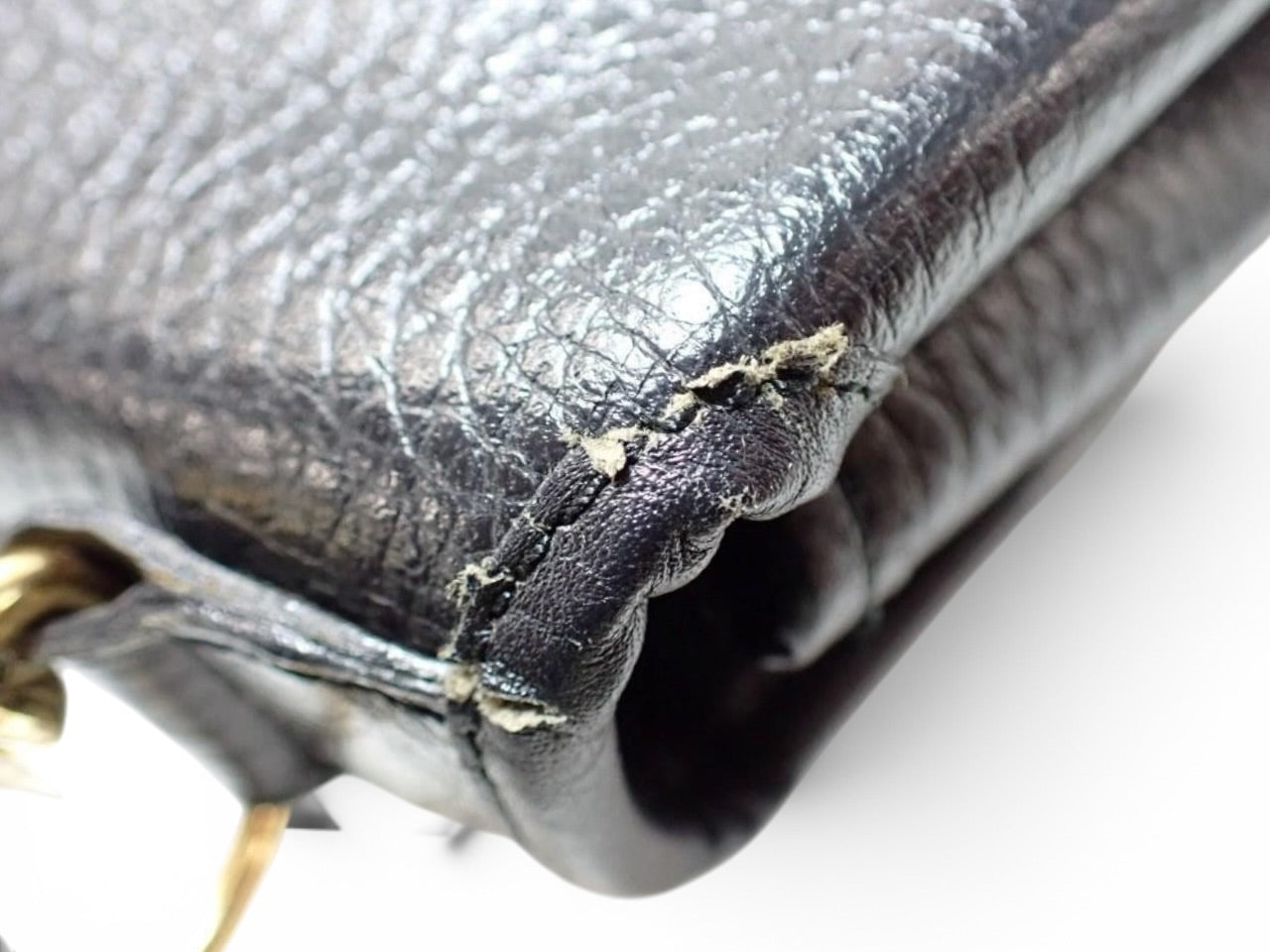 Christian Dior Vintage 2-Way Leather Top Handle Bag – Black Leather