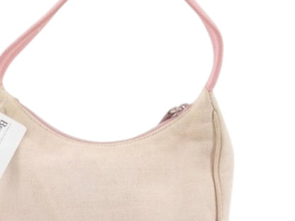 PRADA PINK CANVAS HANDBAG