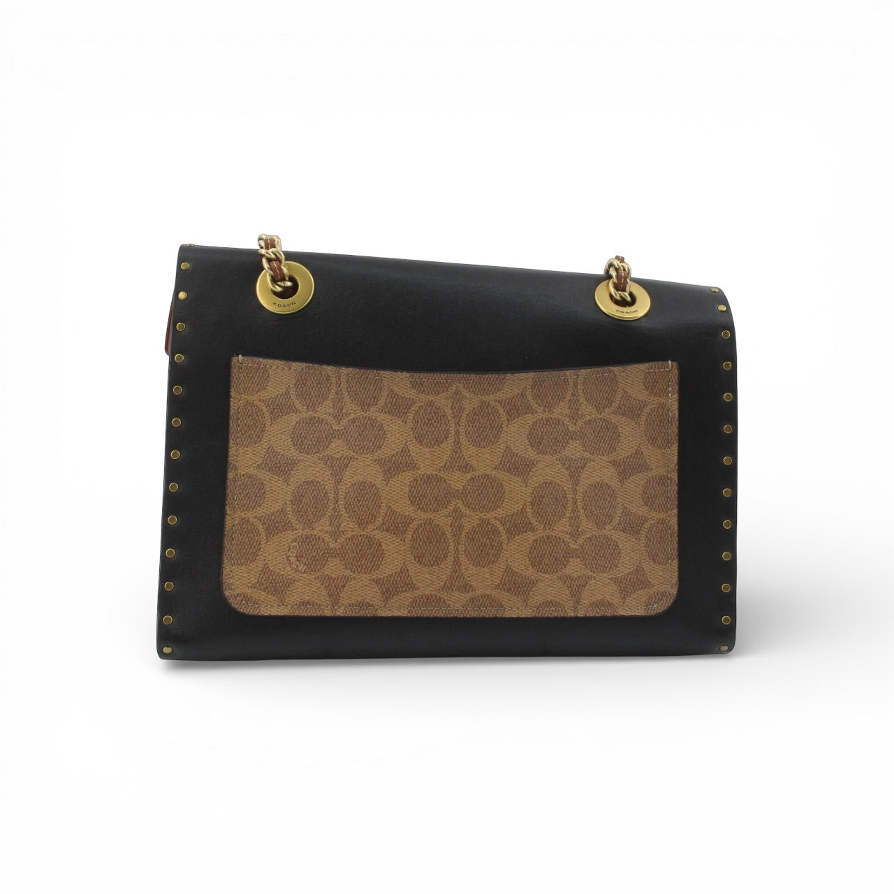 Coach Parker Chain Bag – Black & Tan