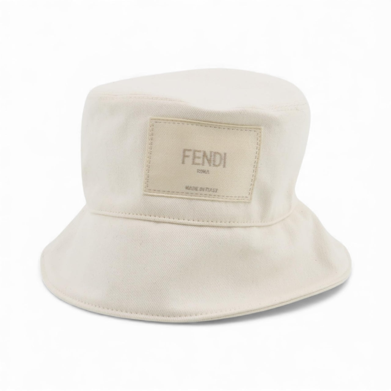 Fendi Canvas Bucket Hat – Ivory
