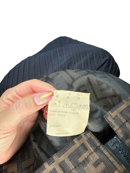 Fendi Vintage Zucca Monogram Mini Skirt – IT 38