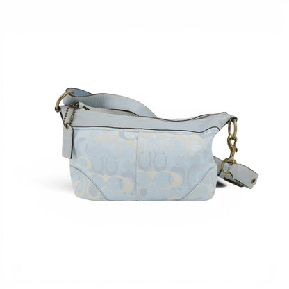 COACH Baby Blue Signature Shoulder Bag