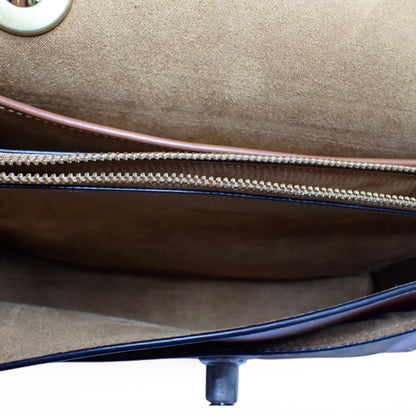 Coach Parker Chain Bag – Black & Tan