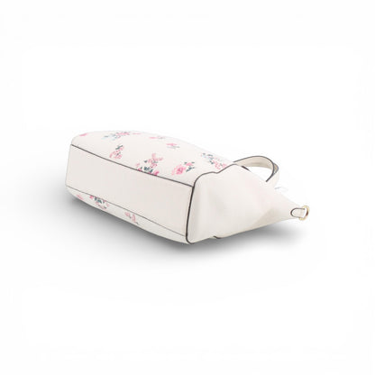 Coach White Floral Tote