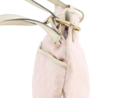 GUCCI PINK MONOGRAM SHOULDER BAG
