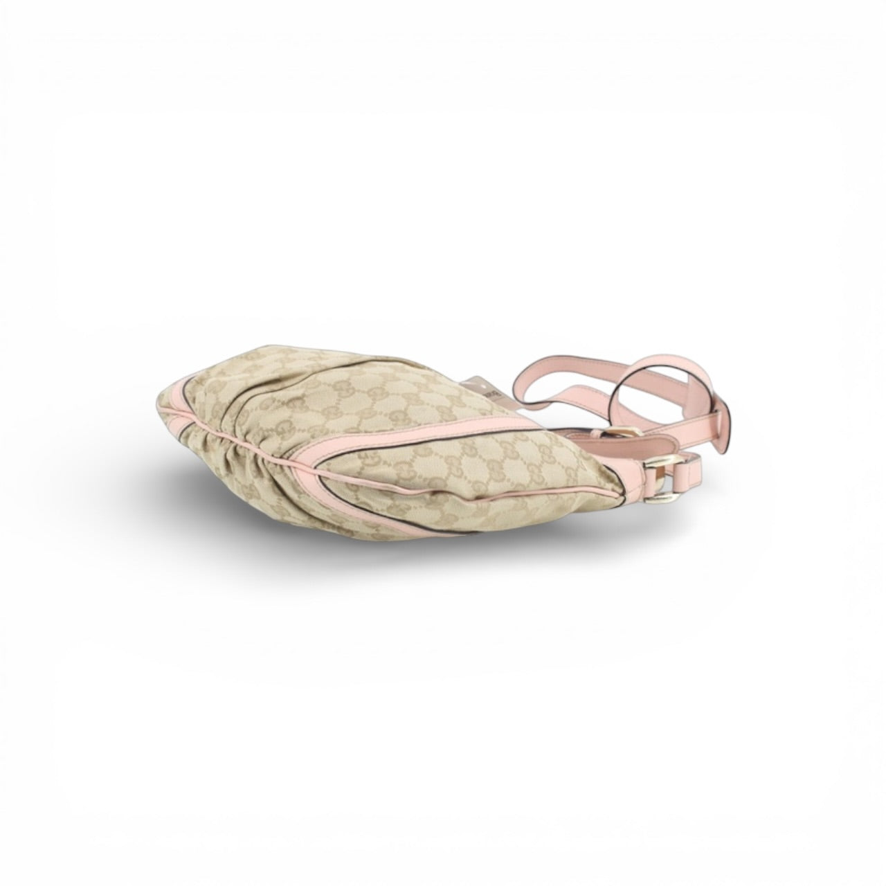 Gucci GG Canvas Crossbody – Pink Trim