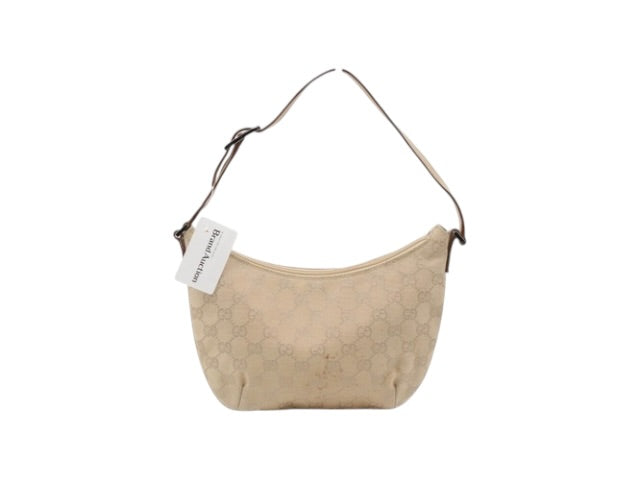 Gucci GG Canvas Mini Shoulder Bag – Beige