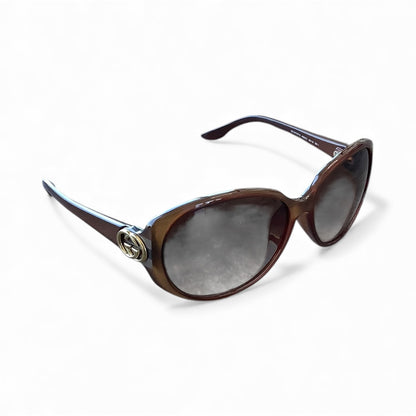 Gucci Oversized Brown Gradient Sunglasses