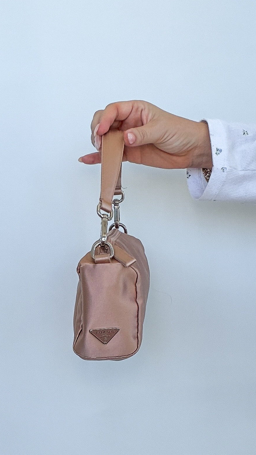 PRADA GOLD SATIN MINI BAG