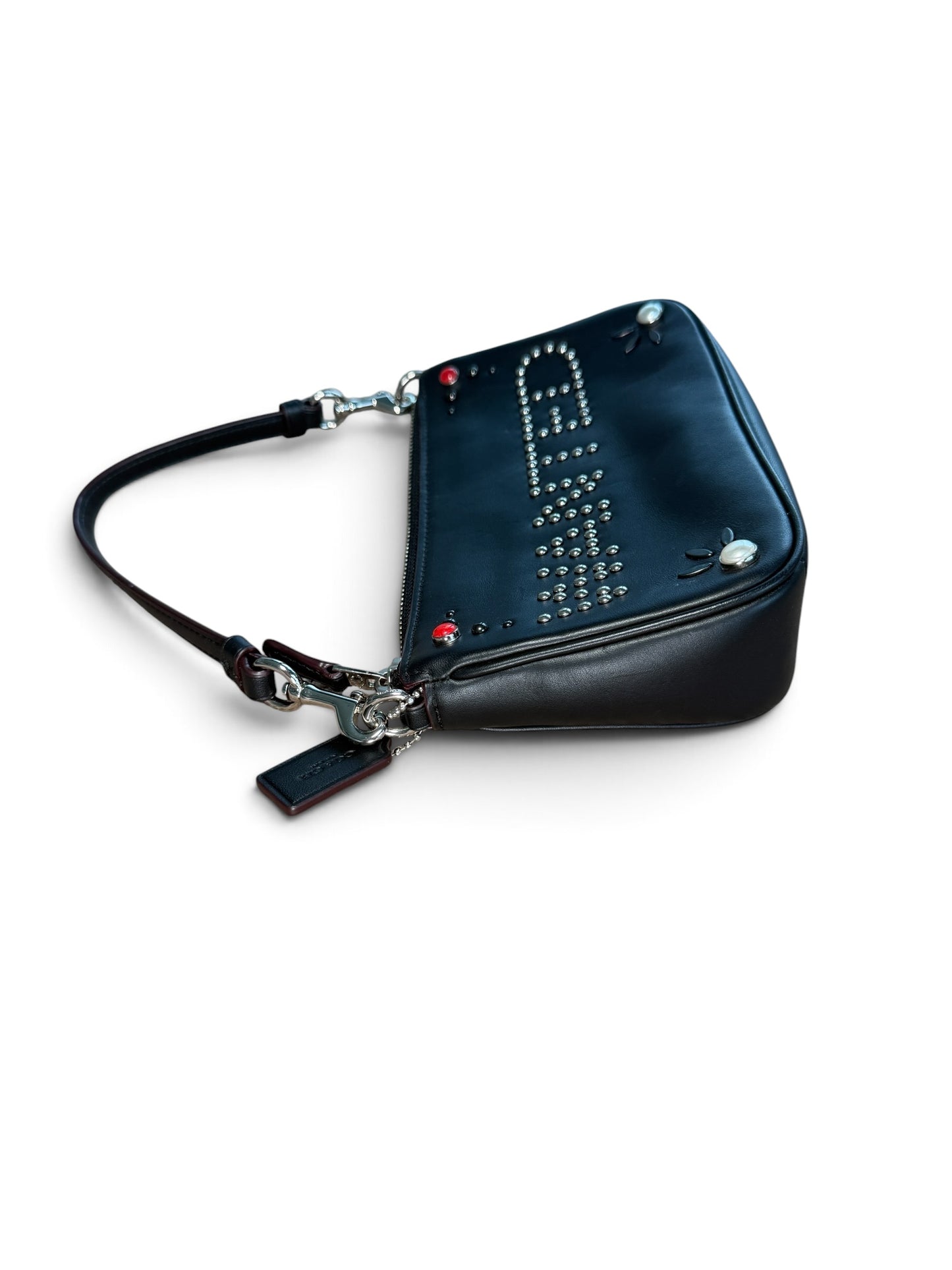 Coach Black Studded Wanted Shoulder Bag