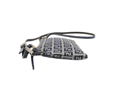 Fendi Zucca Canvas Mini Shoulder Bag – Navy