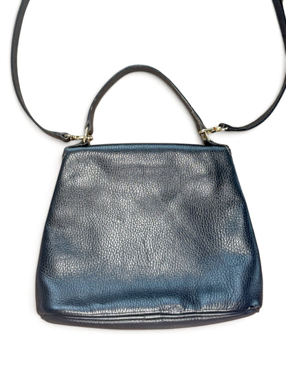 Christian Dior Vintage 2-Way Leather Top Handle Bag – Black Leather