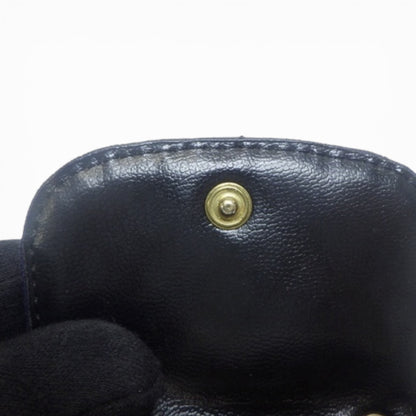 Chanel Matelassé Cotton Mini Chain pouch– Navy