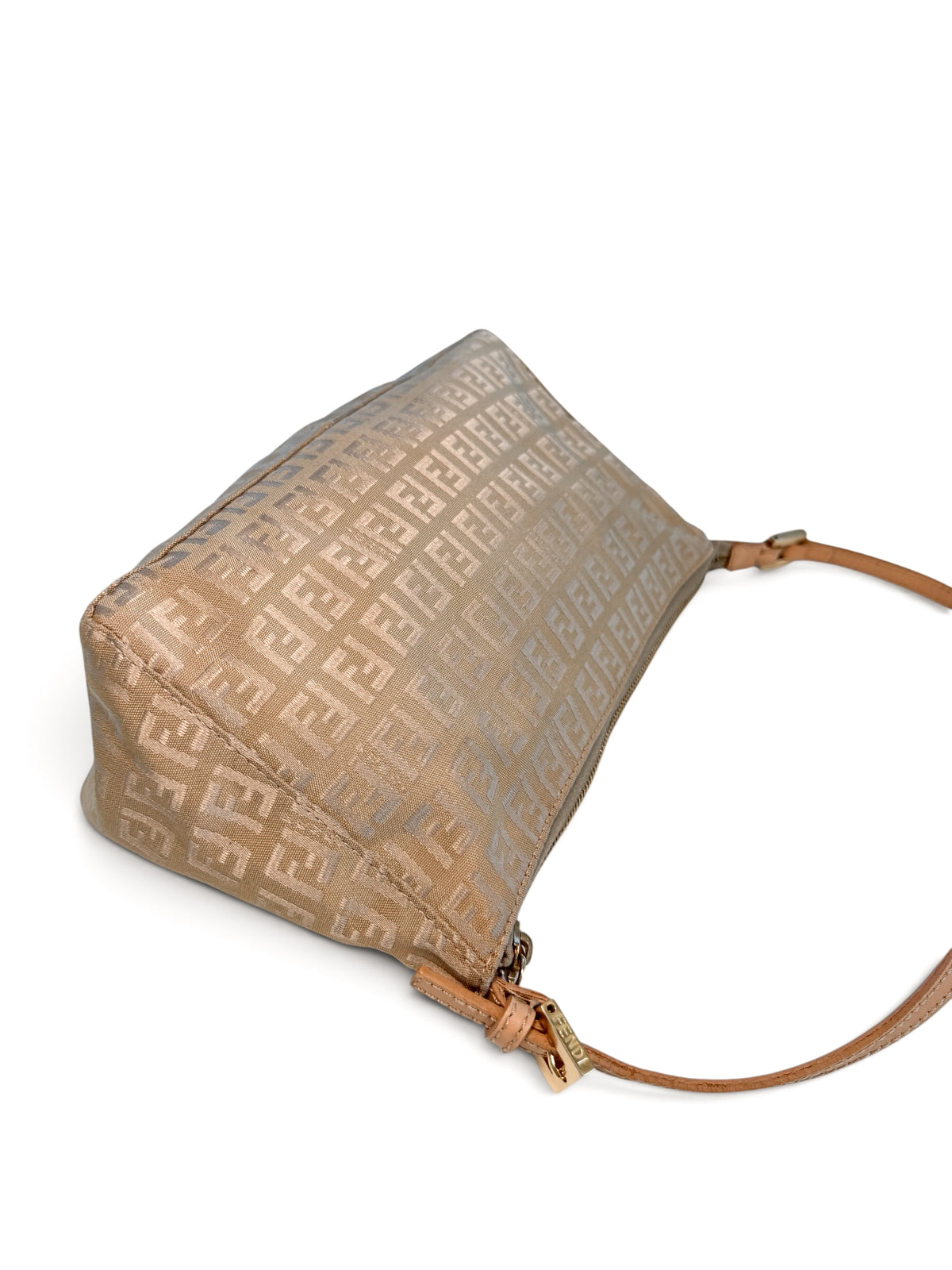 Vintage Fendi Zucchino Shoulder Bag – Beige Monogram