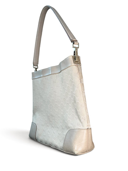 Gucci GG Canvas Shoulder Bag – Beige