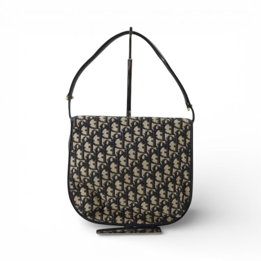 Christian Dior Trotter Canvas Shoulder Bag