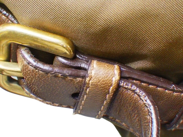 Prada Tessuto Nylon Shoulder Bag – Khaki