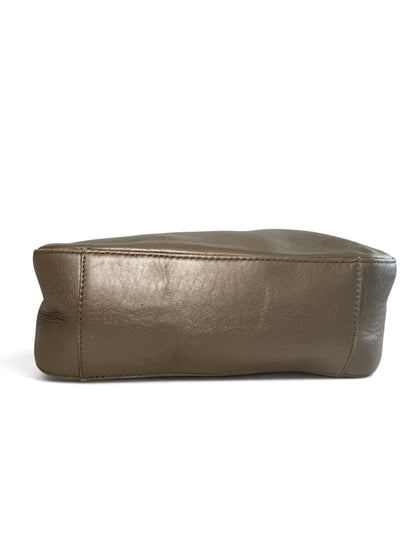 Prada Metallic Leather Hobo Bag – Champagne