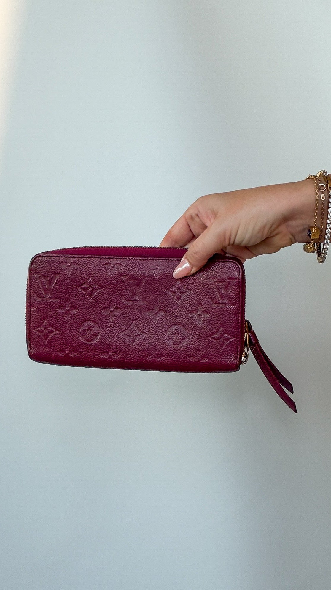 Louis Vuitton Empreinte Zippy Wallet (Pink)