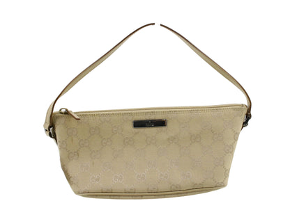 Gucci GG Canvas Shoulder Bag – Beige